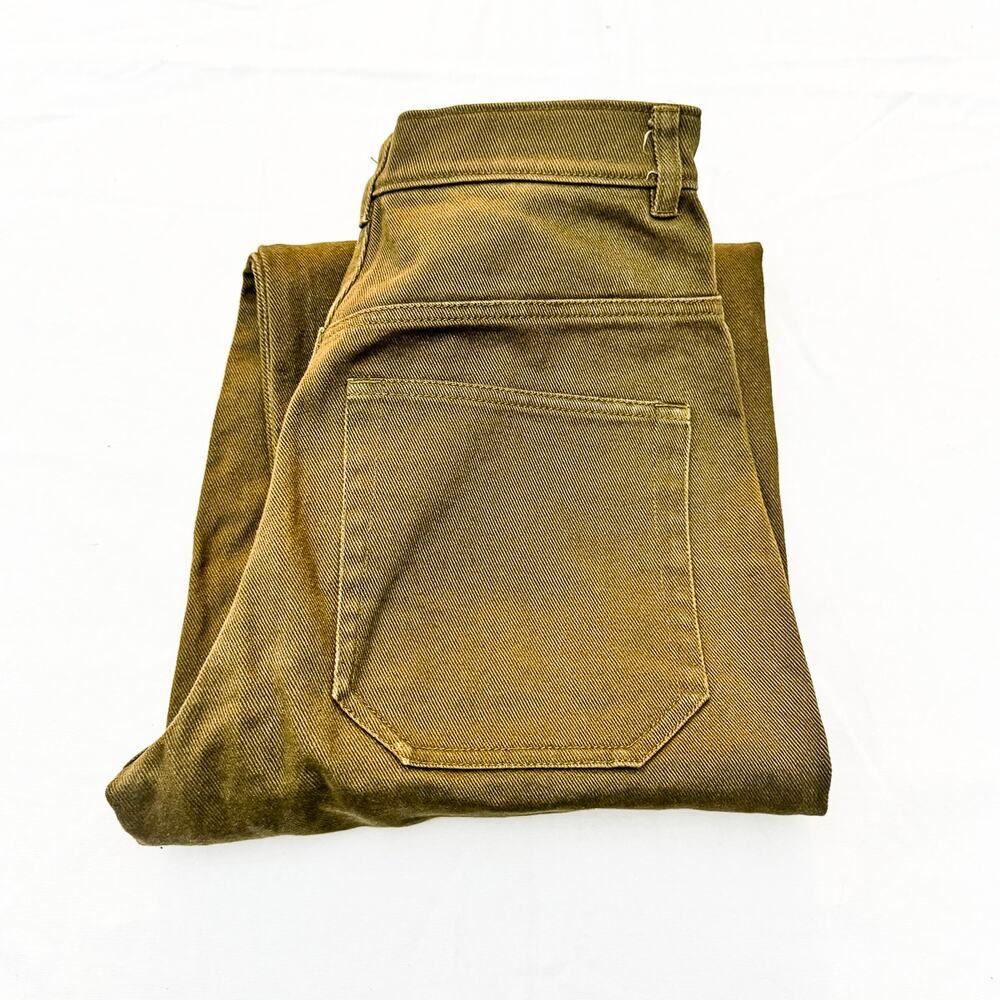 & Other Stories Olive Green Wide Leg Jeans